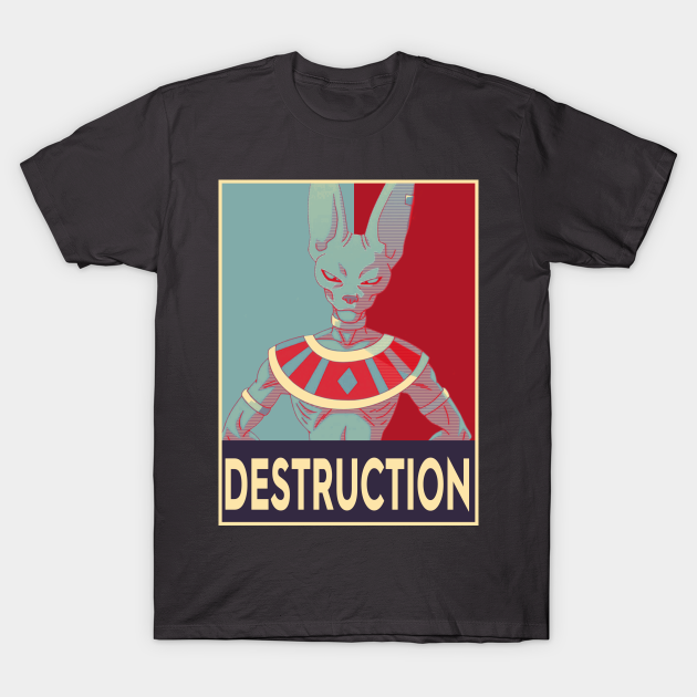 Lord Beerus, God Of Destruction Beerus TShirt TeePublic